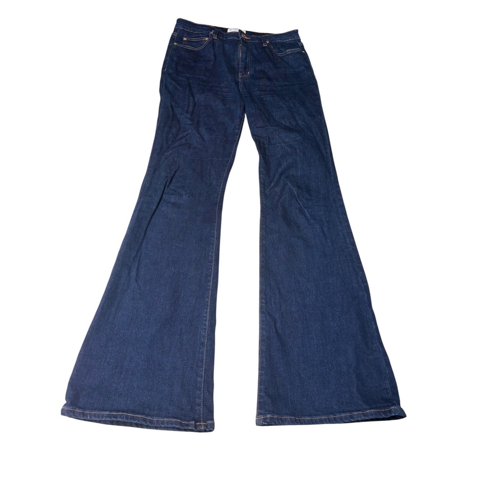 Derek Lam 10 Crosby  High Rise Flare in Park Rinse‎ Womens 30X32 USA